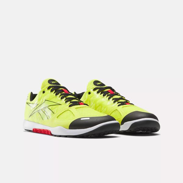 Nano 2.0 Training Shoes Hyper Green Vector Red Core Black Reebok