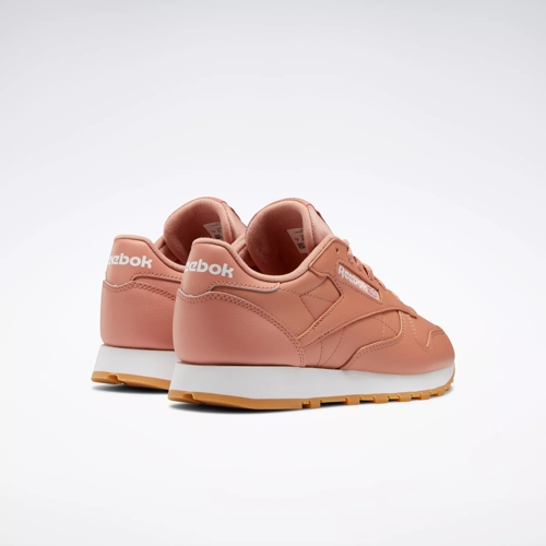 Classic Leather Shoes - Canyon Coral Mel / Canyon Coral Mel / Ftwr White |  Reebok