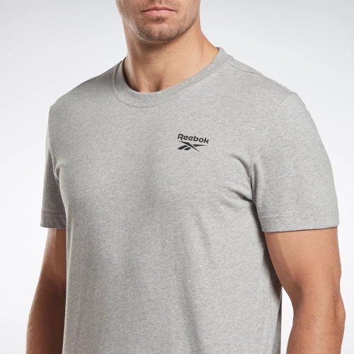 Reebok Medium - | Grey Heather Classics T-Shirt Identity Reebok