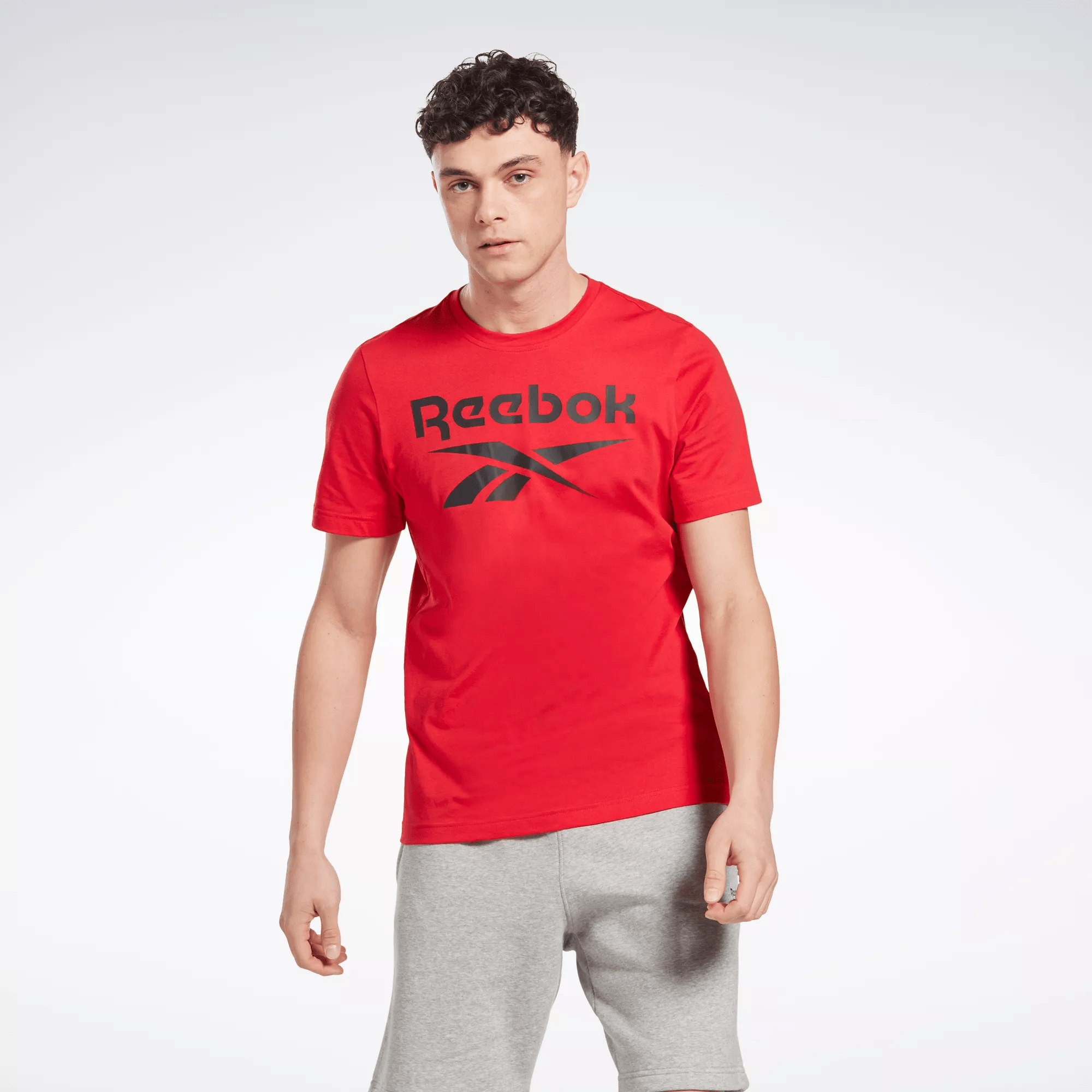 Reebok Identity Big Logo T-shirt In Red