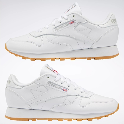 Tenis Reebok Classic Leather Mujer Blanco Beige