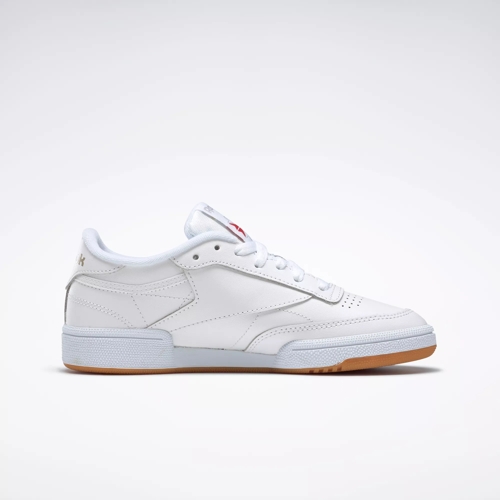 WOMENS REEBOK CLUB C 85 WHITE/GREY SNEAKERS