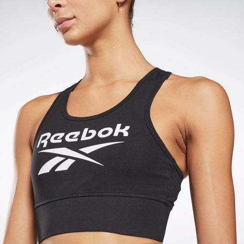 Reebok commercial big logo trupnk hf2669 training workout bra
