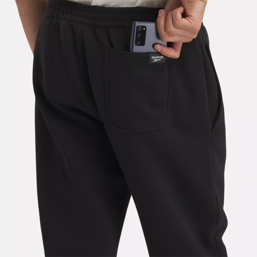 Reebok Women's Fleece Cuffed Pants, Black, XL/TG : : Everything  Else