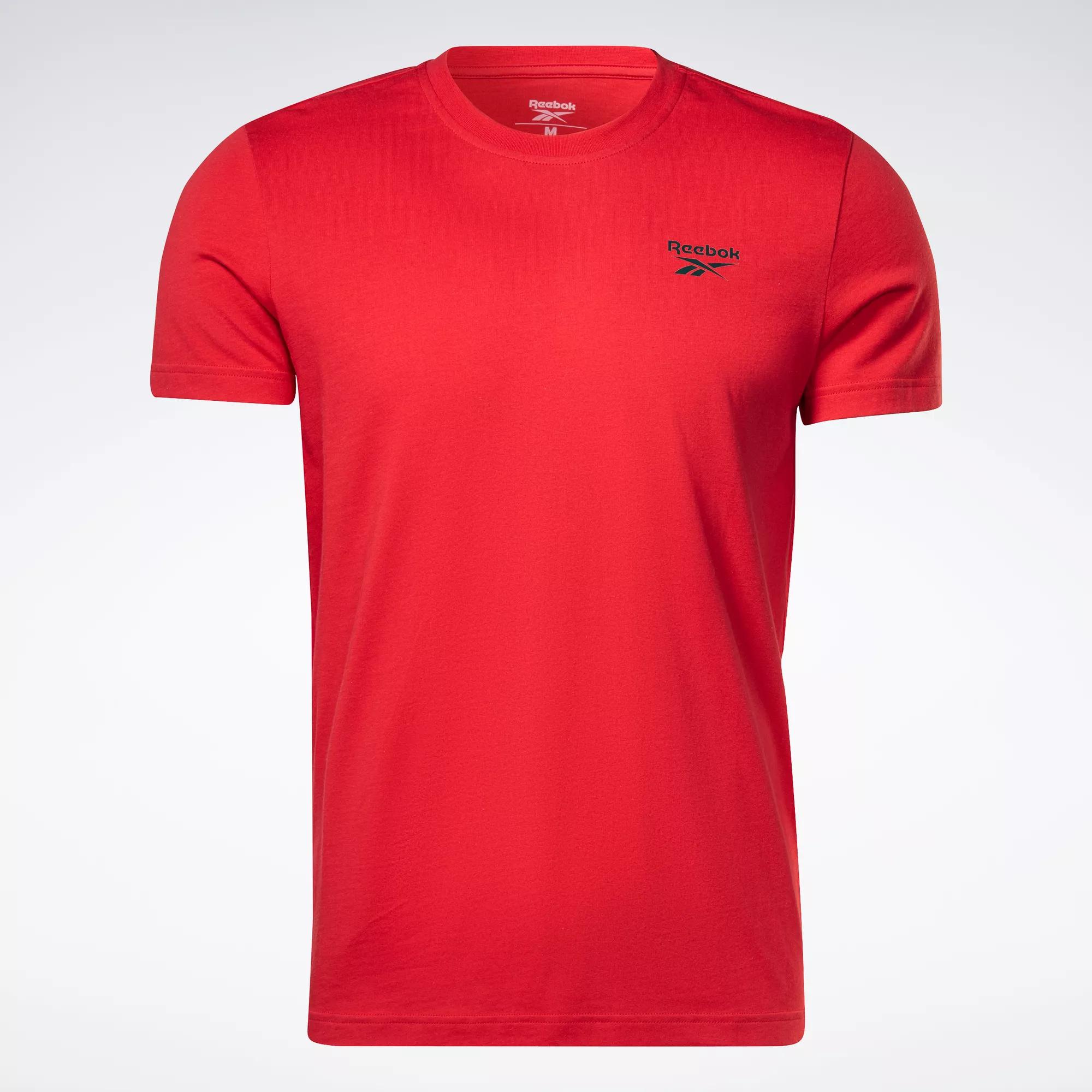 Red store reebok shirt