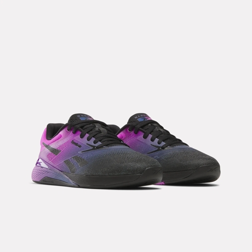 Nano X5 Training Shoes Black Twilight Purple Purple Rave Reebok