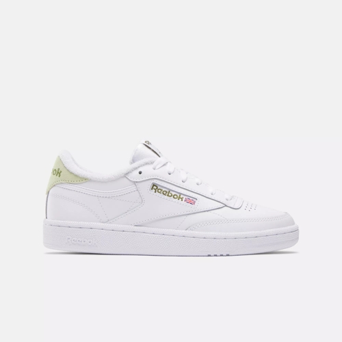 Club C 85 Women's Shoes - White / White / Citrus Glow | Reebok