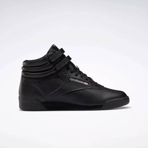 Reebok black store high tops