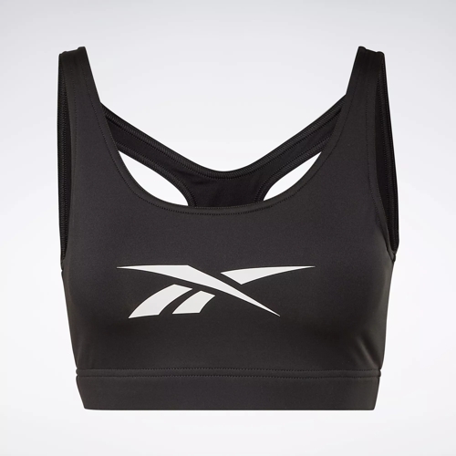 Reebok Light support sports bra - night black/black 