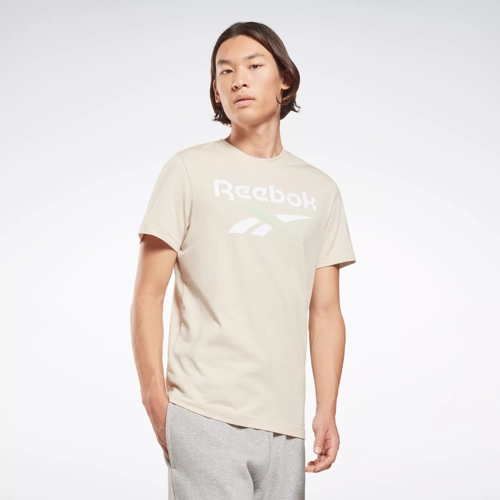 Tee shirt reebok homme beige new arrivals