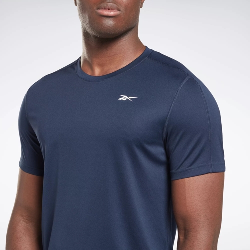 Training Tech T Shirt Vector Navy Reebok