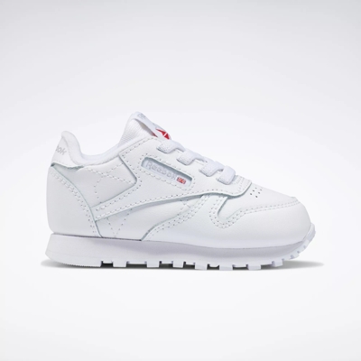 Zapatillas reebok classic leather 2v blanco de bebé.