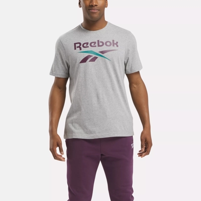 Reebok Identity Big Stacked Logo T-Shirt