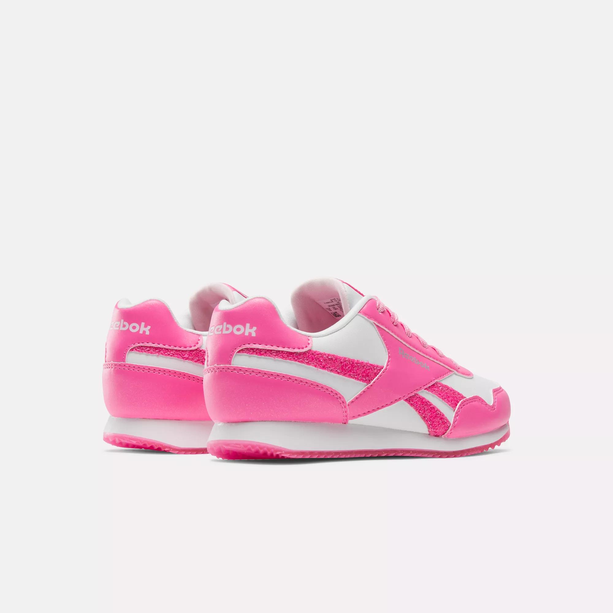 Reebok Royal CL Jog 3.0 Shoes - Preschool - True Pink / White / Porcelain  Pink | Reebok