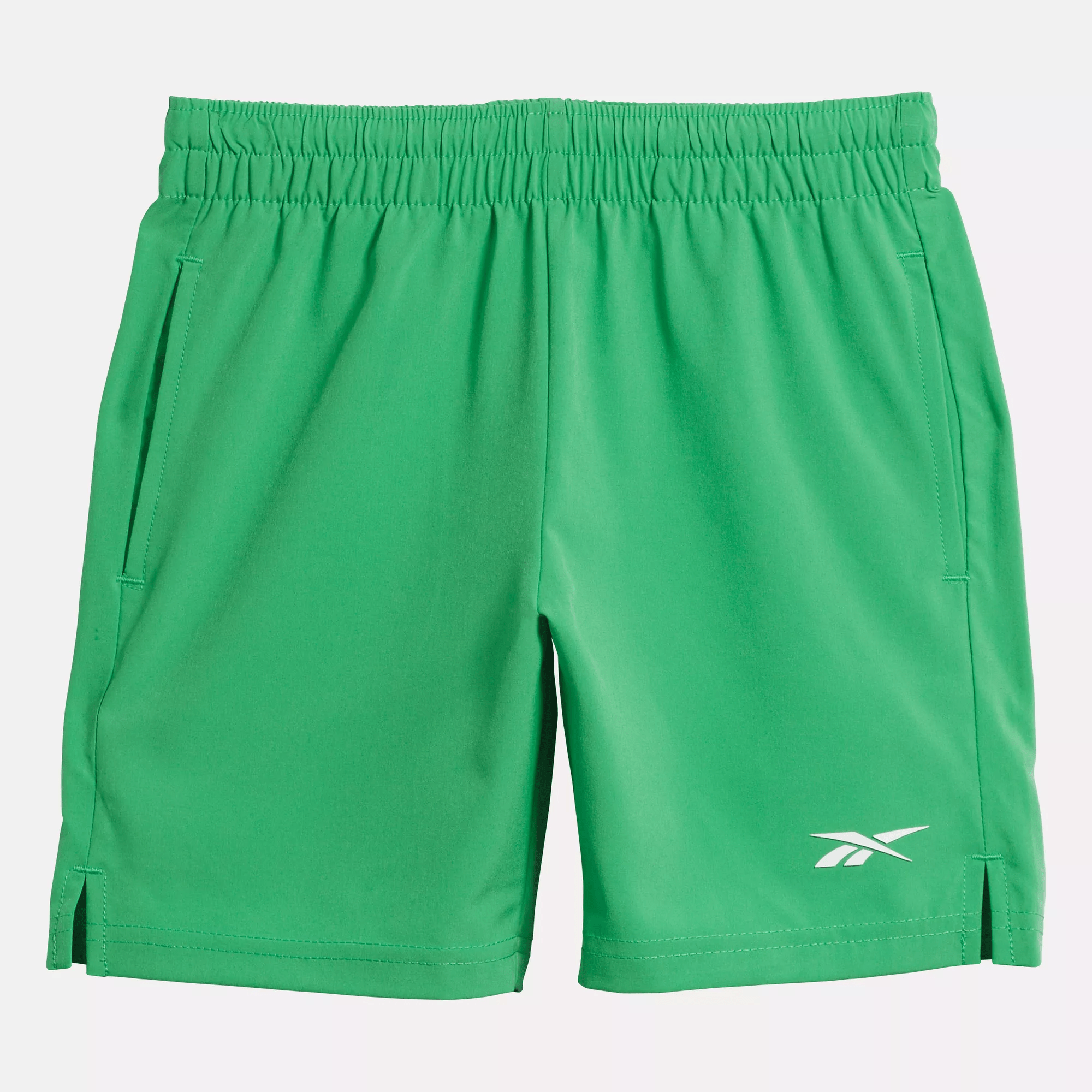 Shop Reebok Unisex Vector Woven Shorts - Little Kids In In Sport Green