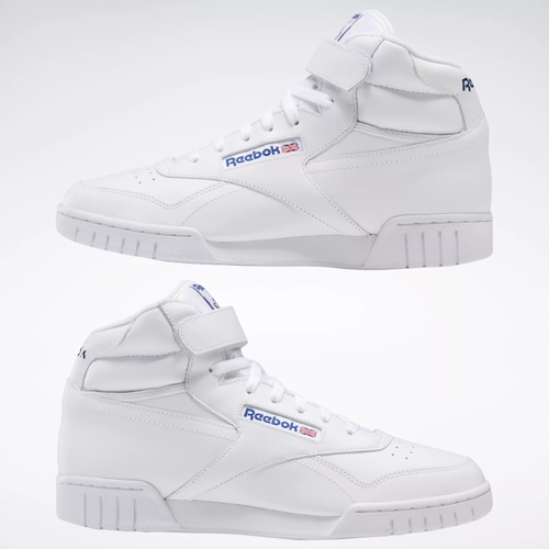 Reebok Classic EX-O-FIT HI White - Free delivery  Spartoo NET ! - Shoes  Low top trainers USD/$82.40