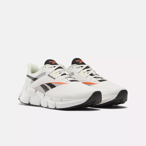 Reebok Zig Dynamica 5 Shoes M 9 W 10.5 Chalk Grey 1 Black