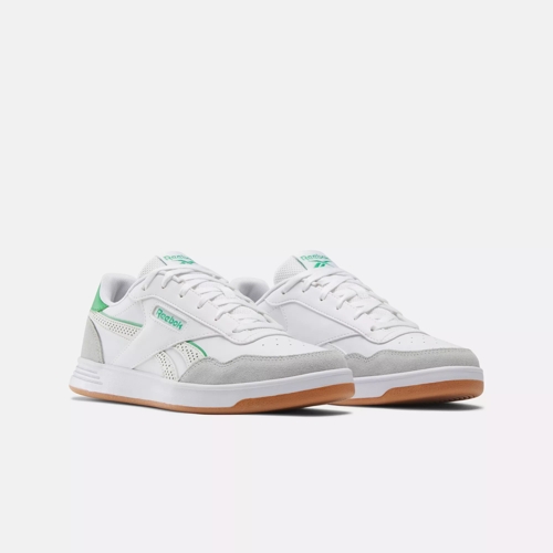 Reebok Court Advance Shoes Ftwr White Sport Green Pure Grey 2 Reebok