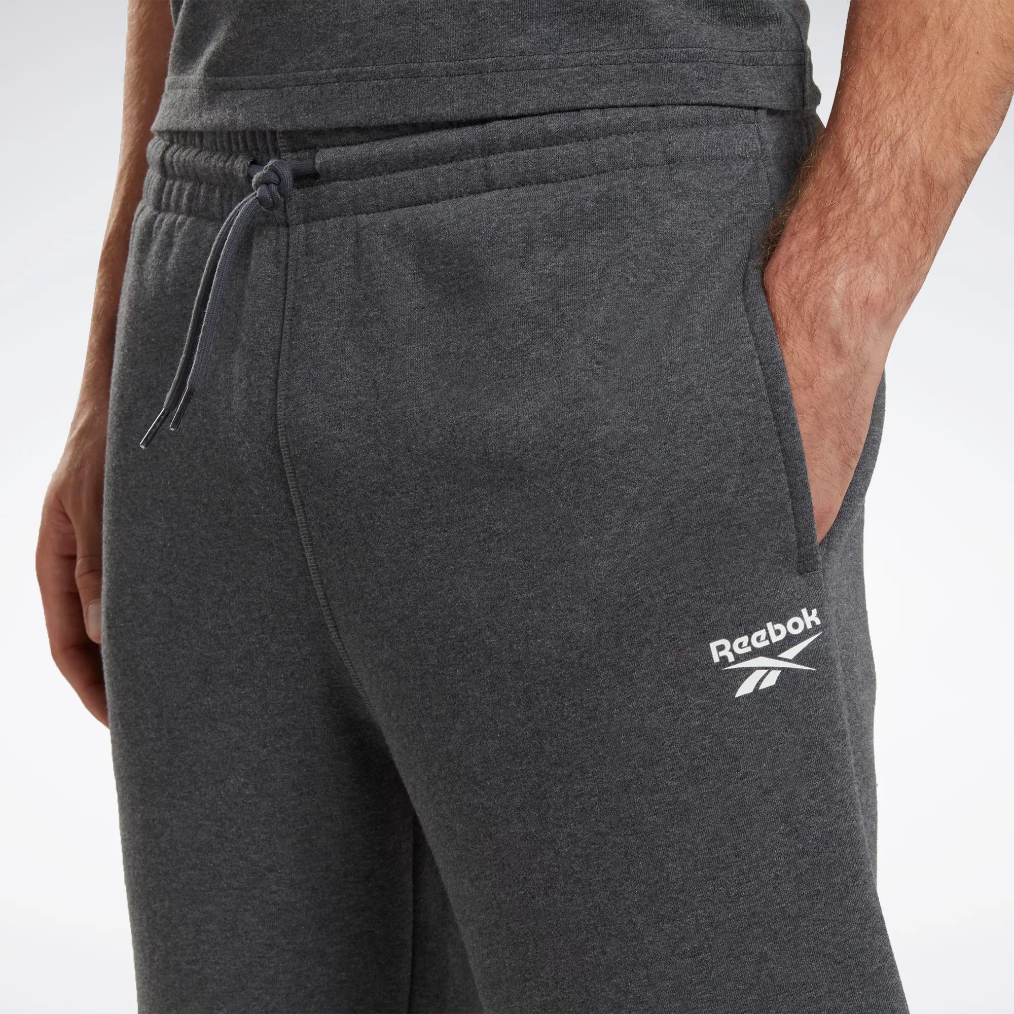 Pantalones de chándal Reebok Identity Fleece Hombre Grey