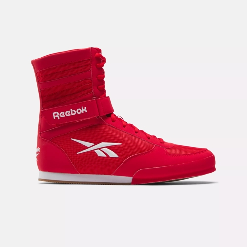 Reebok boxing shoes red on sale