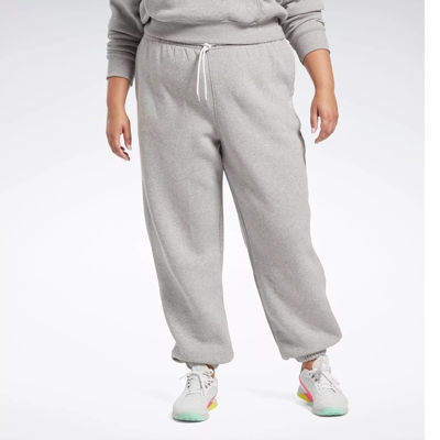 Reebok Identity Fleece Joggers (Plus Size) - Medium Grey Heather