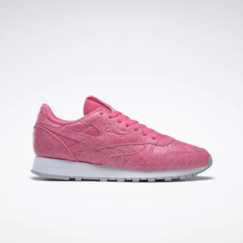 Reebok classic leather store trainers pink