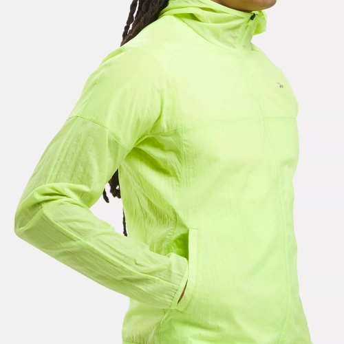 Running Hooded Jacket - Laser Lime | Reebok