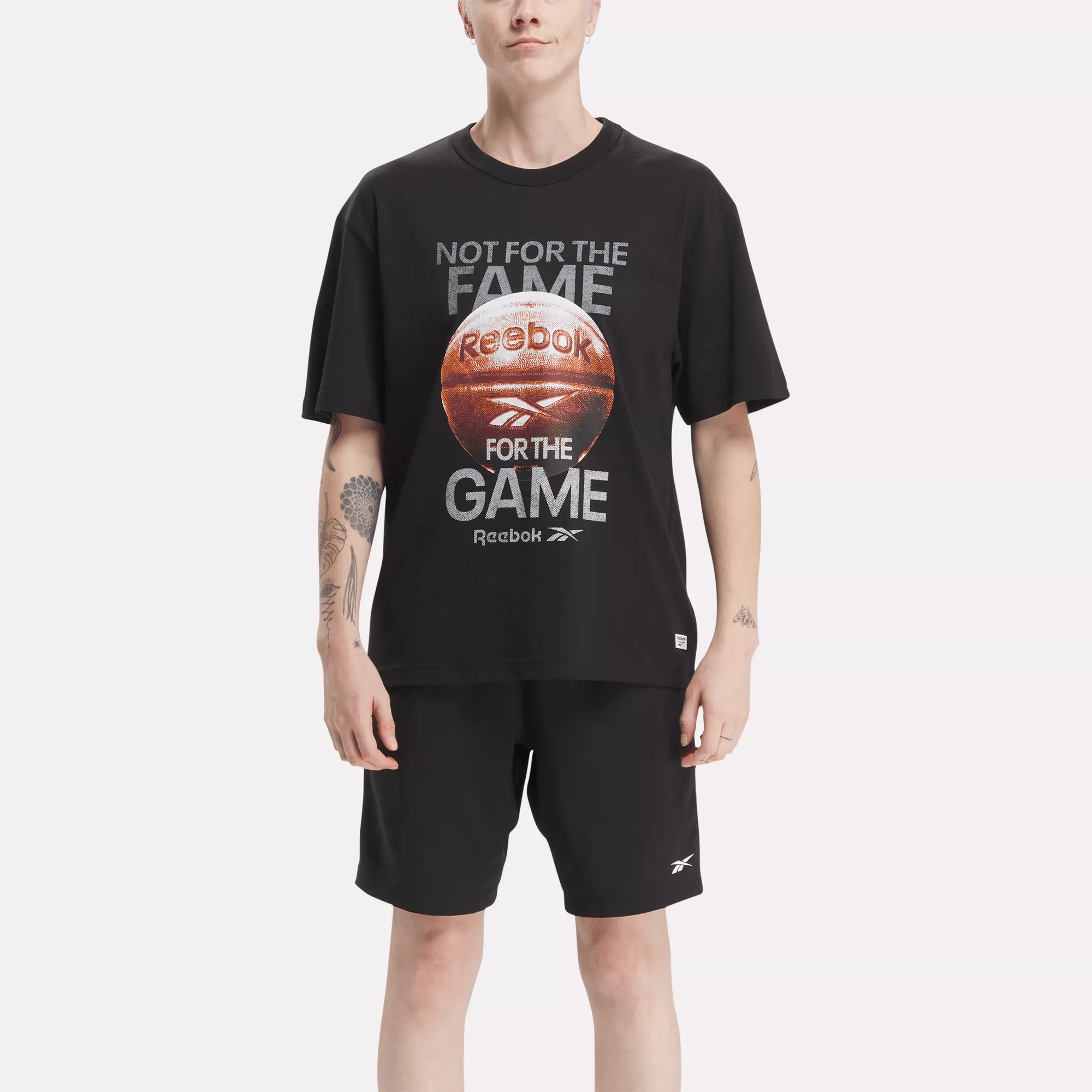 Shop Reebok Men's Basketball Fame T-shirt In Black