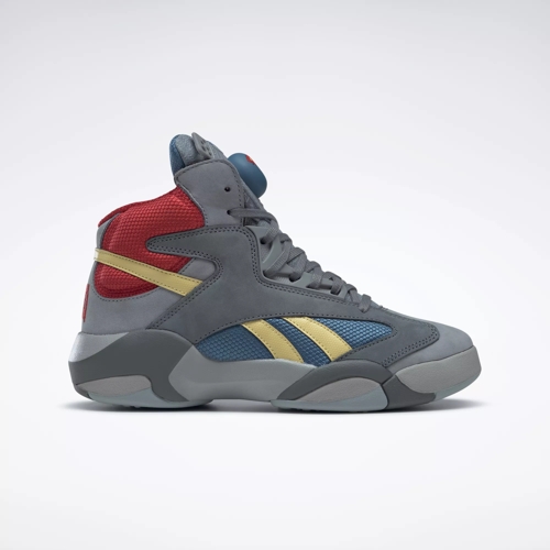 Shaq Attaq Basketball Shoes - Alloy / Brave Blue / Rich Magma | Reebok