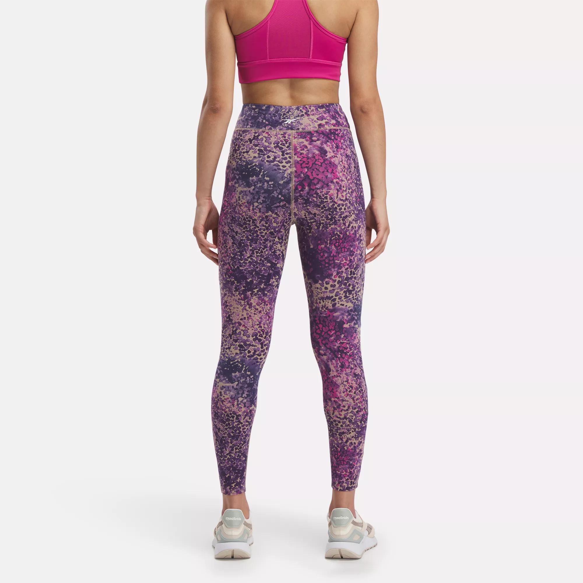 Modern Safari Cotton Reebok Vector Leggings Navy - 