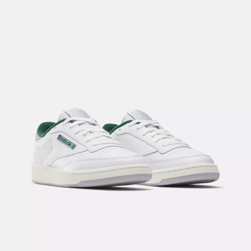 Reebok classic store green and white