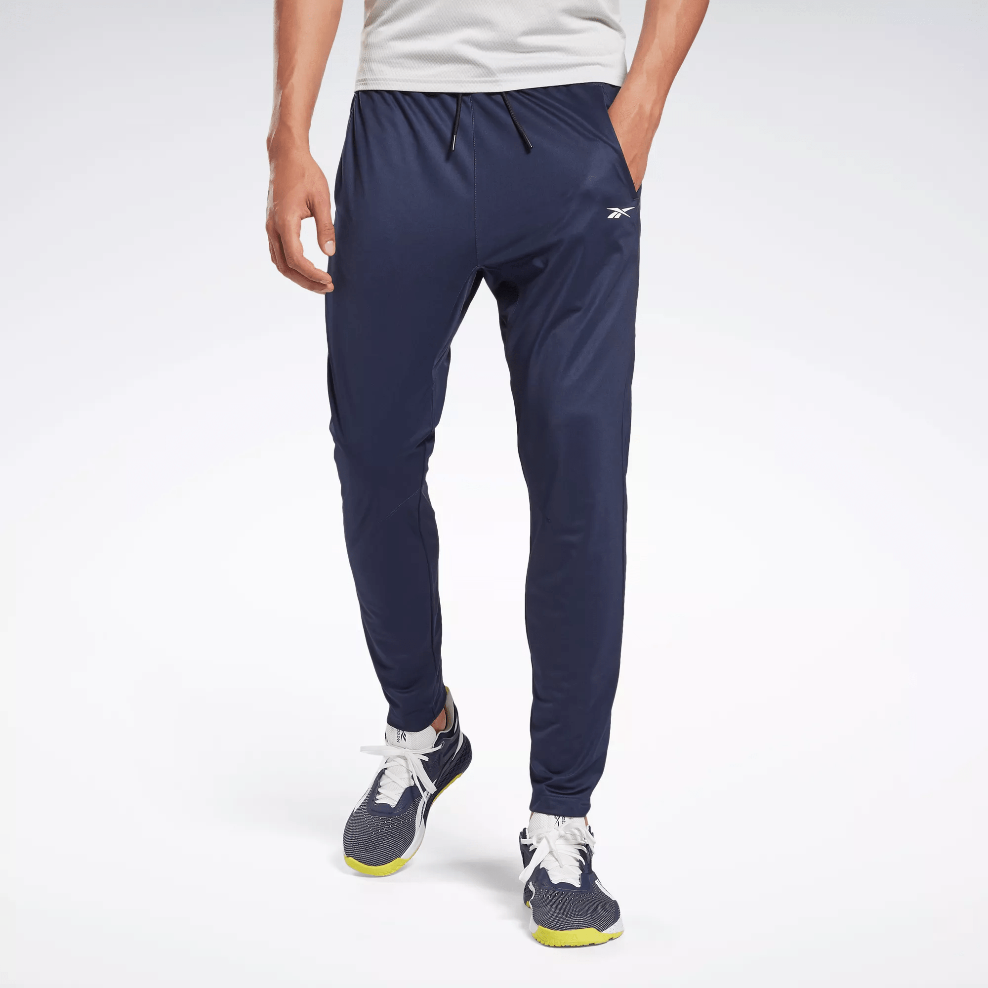 Reebok Workout Ready Track Pant In Blue