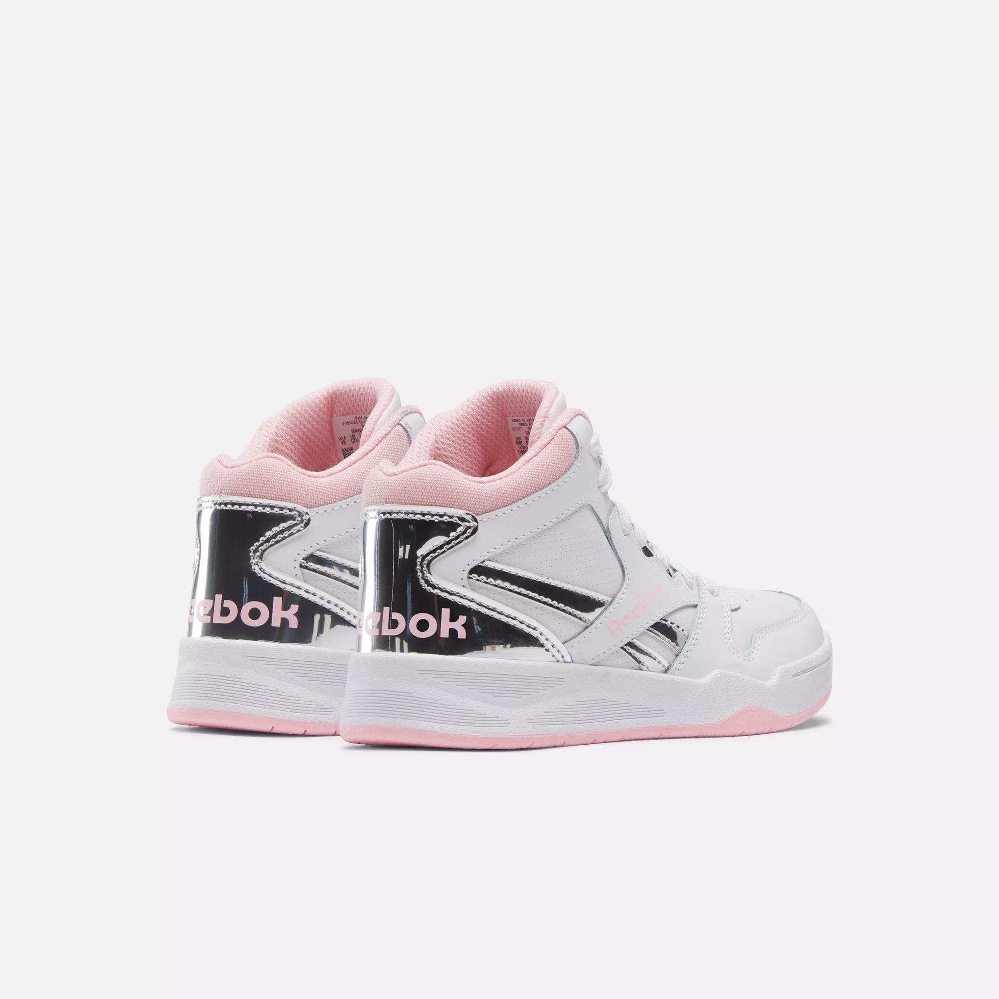 BB4500 Court Shoes - Preschool - White / Pink Glow / White | Reebok