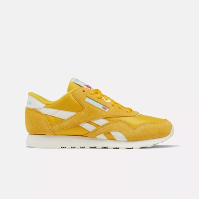 Reebok classic hot sale suede womens gold