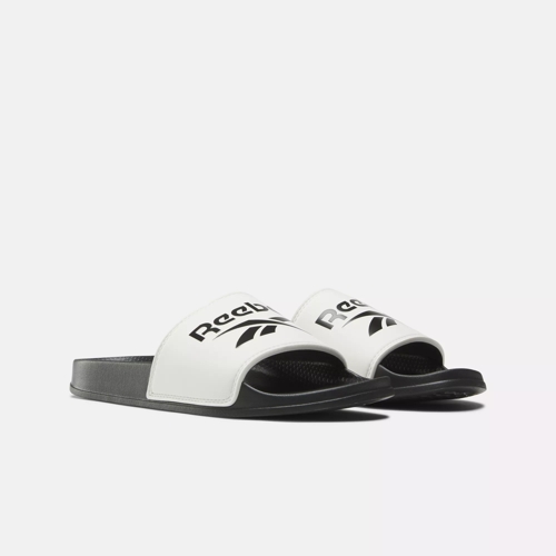 Reebok sliders hot sale black