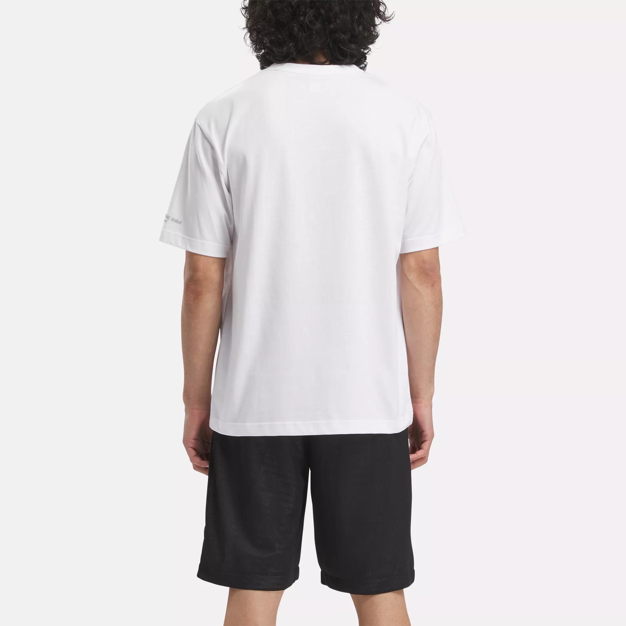 Basketball Above the Rim Graphic T-Shirt - White | Reebok