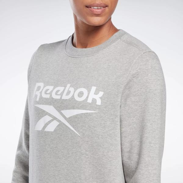 Reebok classics big logo fleece crew online