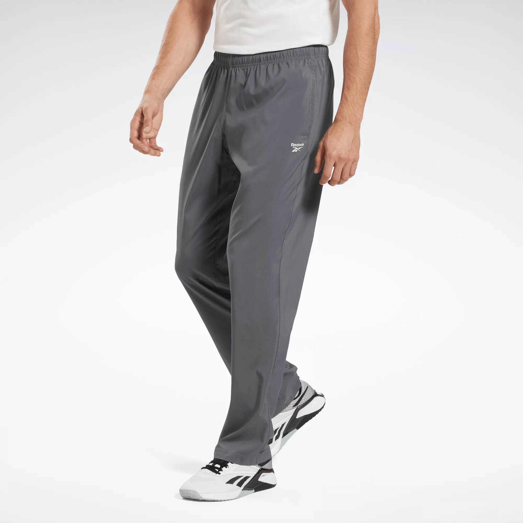 Reebok Training Essentials Woven Unlined Pants In Grey