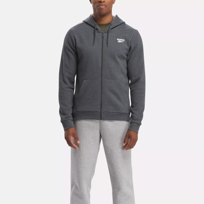 Reebok discount hoodie grey