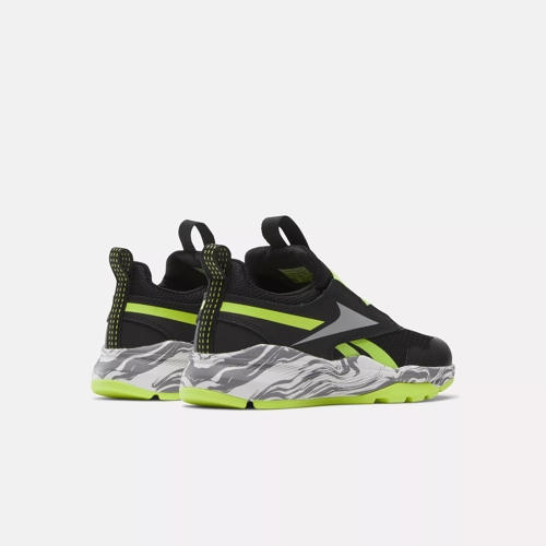 Reebok XT Preschool Lime Laser - / / Reebok Fog Core Sprinter Slip-On Black Shoes Steely | 