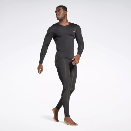 Reebok Men\'s Cold Weather Compression Tights 2024