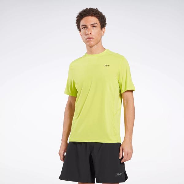 Reebok Men's T-Shirt - Yellow - S