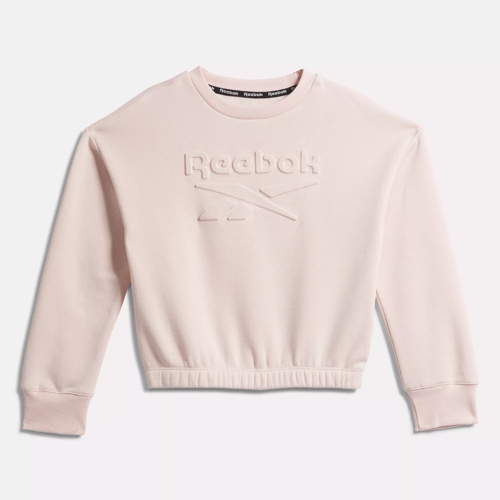 Reebok pink sweatshirt new arrivals