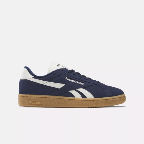 Reebok club c store blue suede